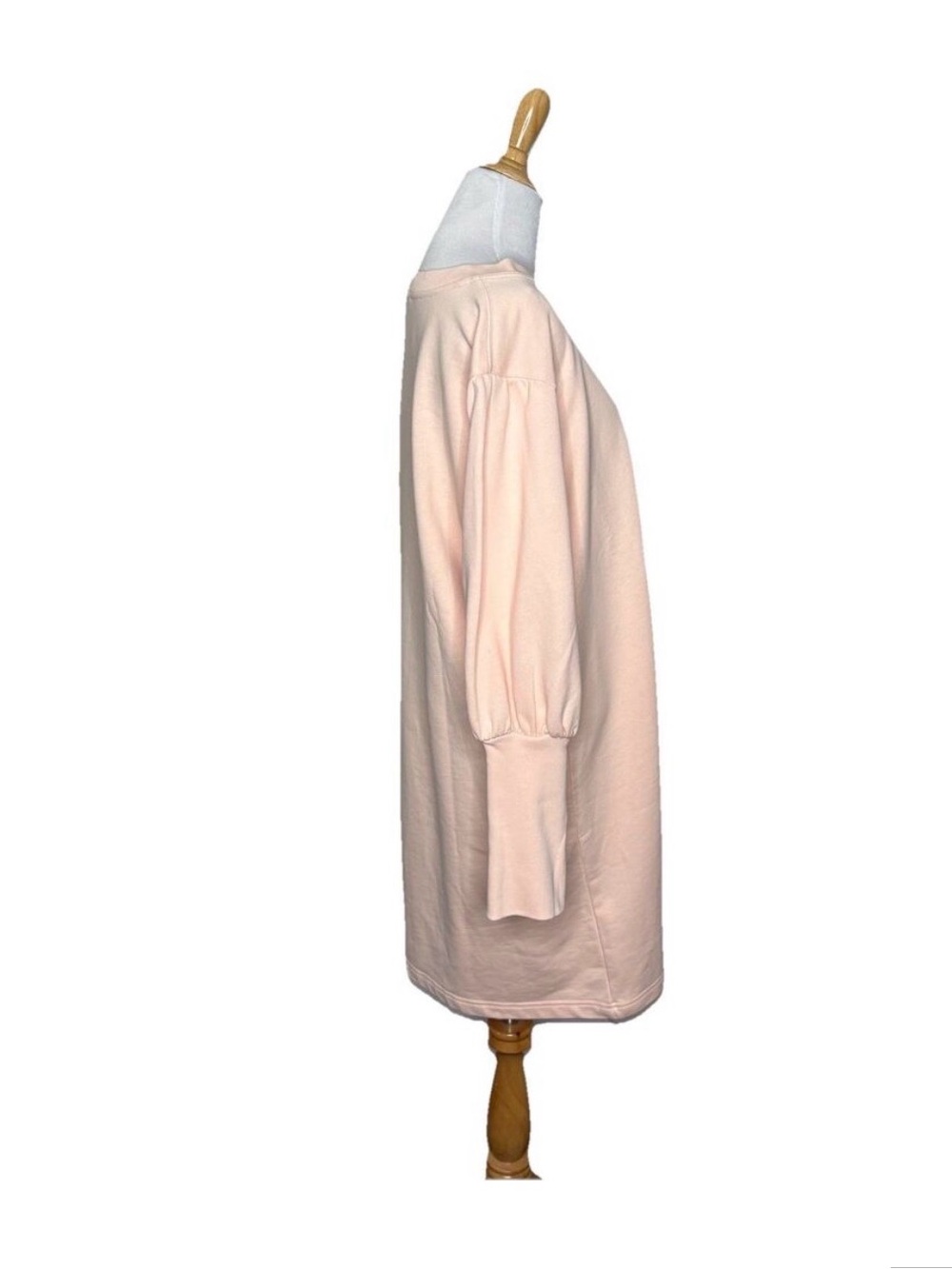 J. Crew Blush Pink Knit Sweatshirt Dress - Women’s 12 - Picture 4 of 6